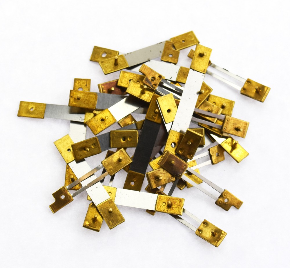 French type 10 units Brass Blocked Assorted Clock Pendulum Suspension Springs