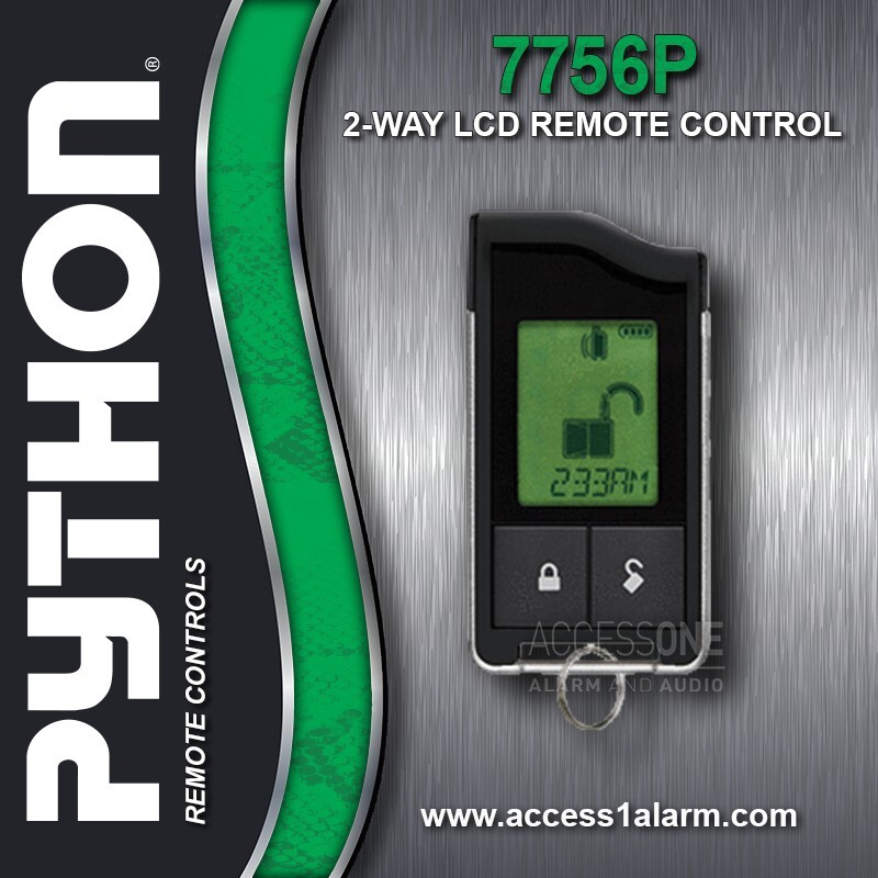 NEW Python 7756P 2-Way LCD Remote Control EZSDEI7756 For DS3 DS4 5706P 4606P