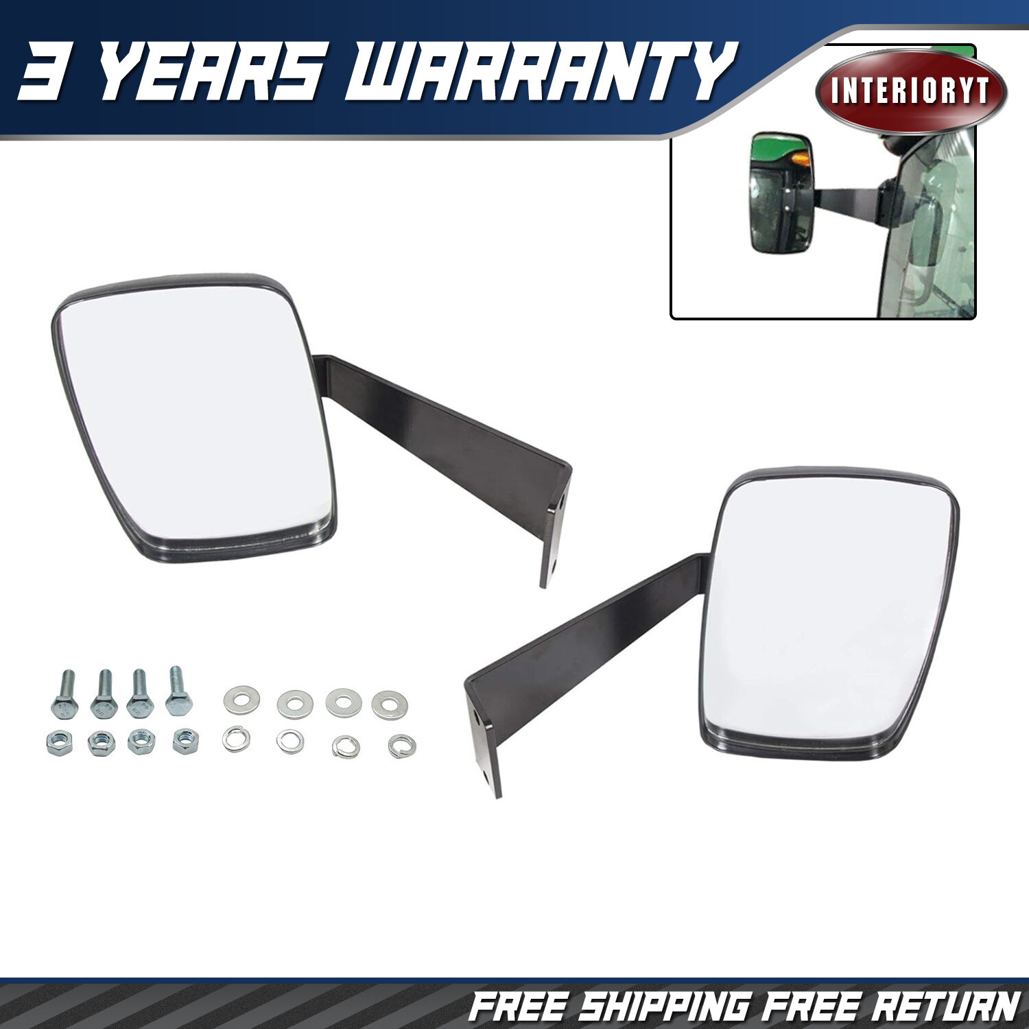 DM2455000 For JOHN DEERE 5000 & 6000 Series Left & Right Value Mirrors