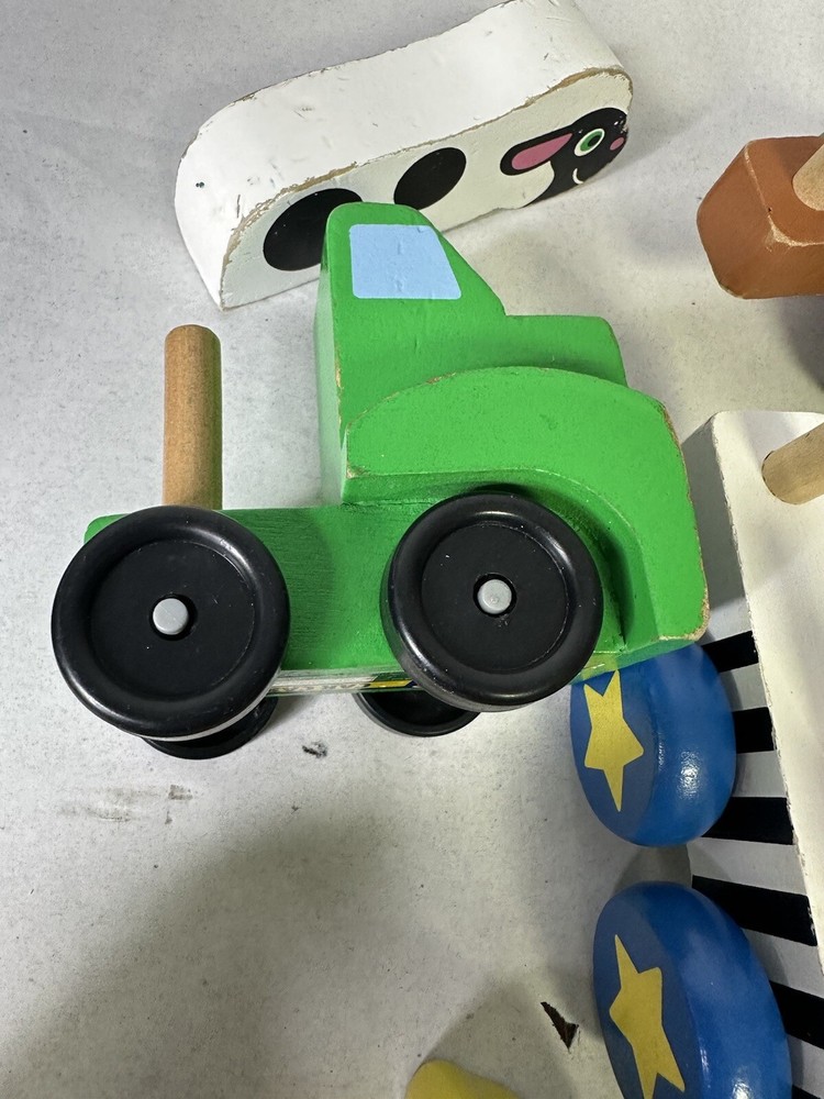 Melissa And Doug Pull Along Zoo Animals Toy