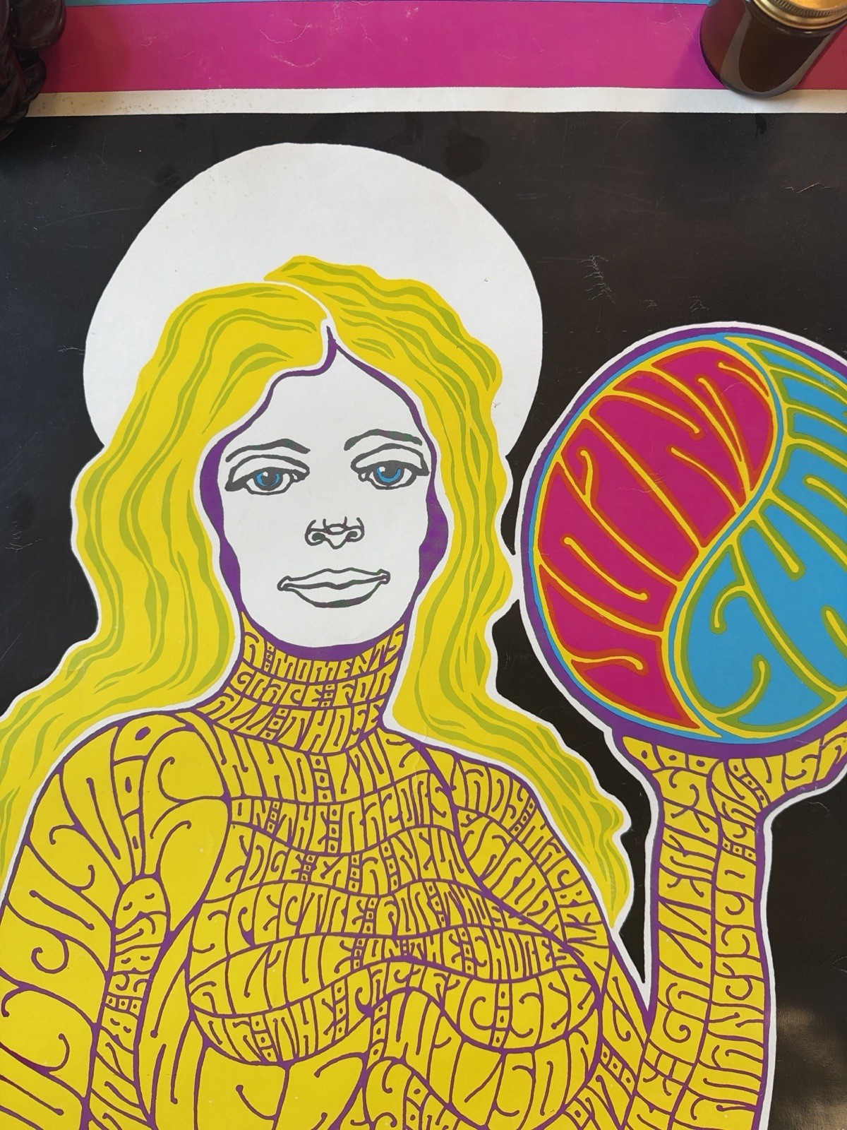 1967 Joint Show Exhibition Wes Wilson Psychedelic Poster San Francisco