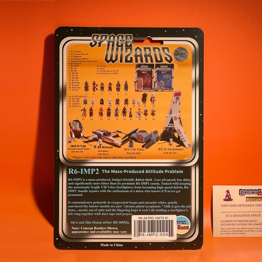 Cardback Editions | Space Wizards R6 Astro Units #1 Complete Set