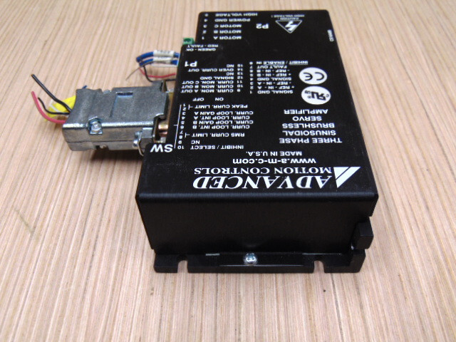 ADVANCED MOTION CONTROLS THREE PHASE SINUSOIDAL BRUSHLESS SERVO AMPLIFIER