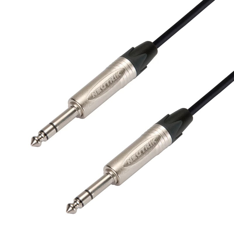 Mogami TRS Patch Cable 2 FT - Neutrik NP3X | Custom Built