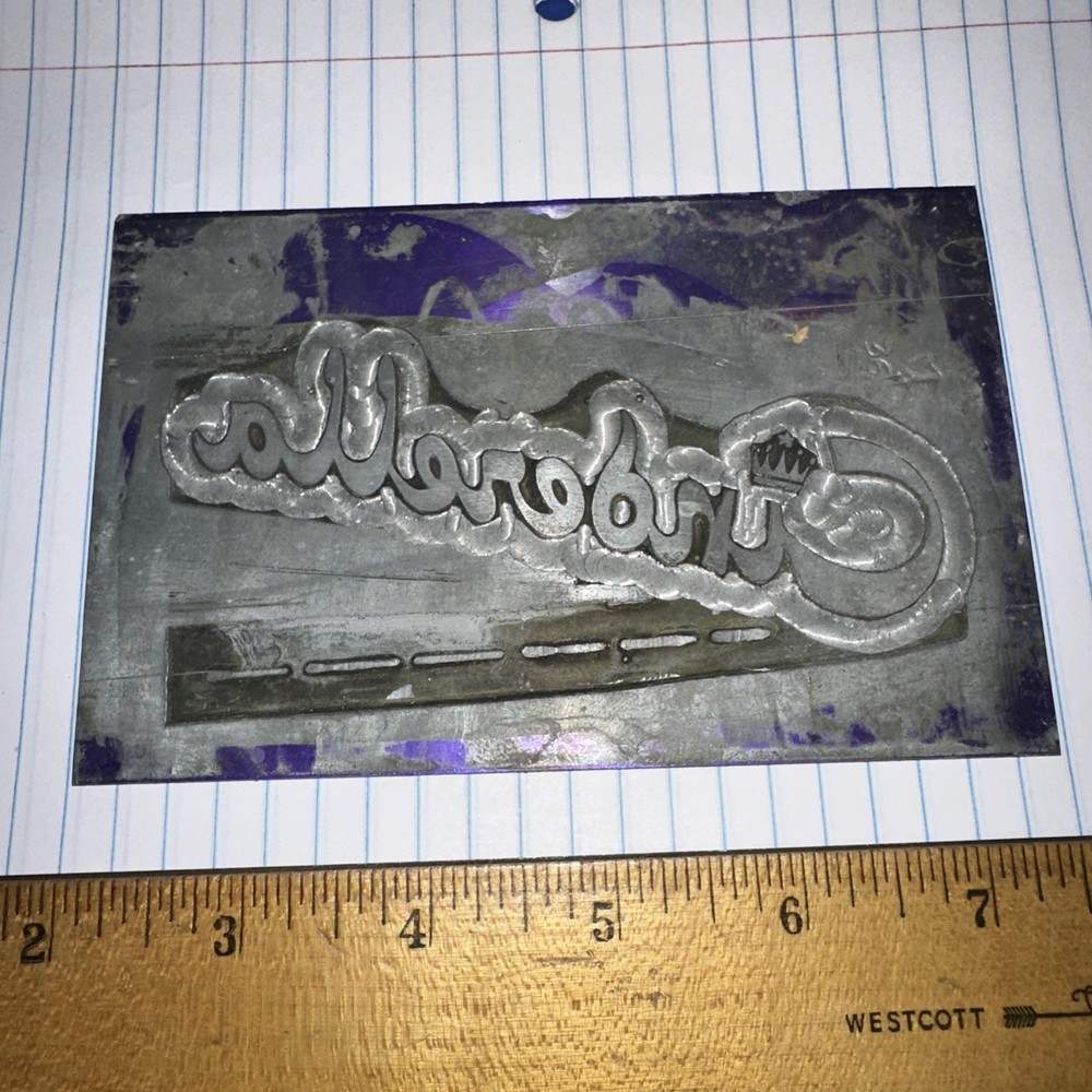 Print Plate “ Cinderella “ Crown