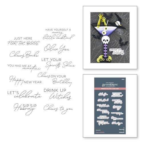 Cheers Sentiments Press Plate