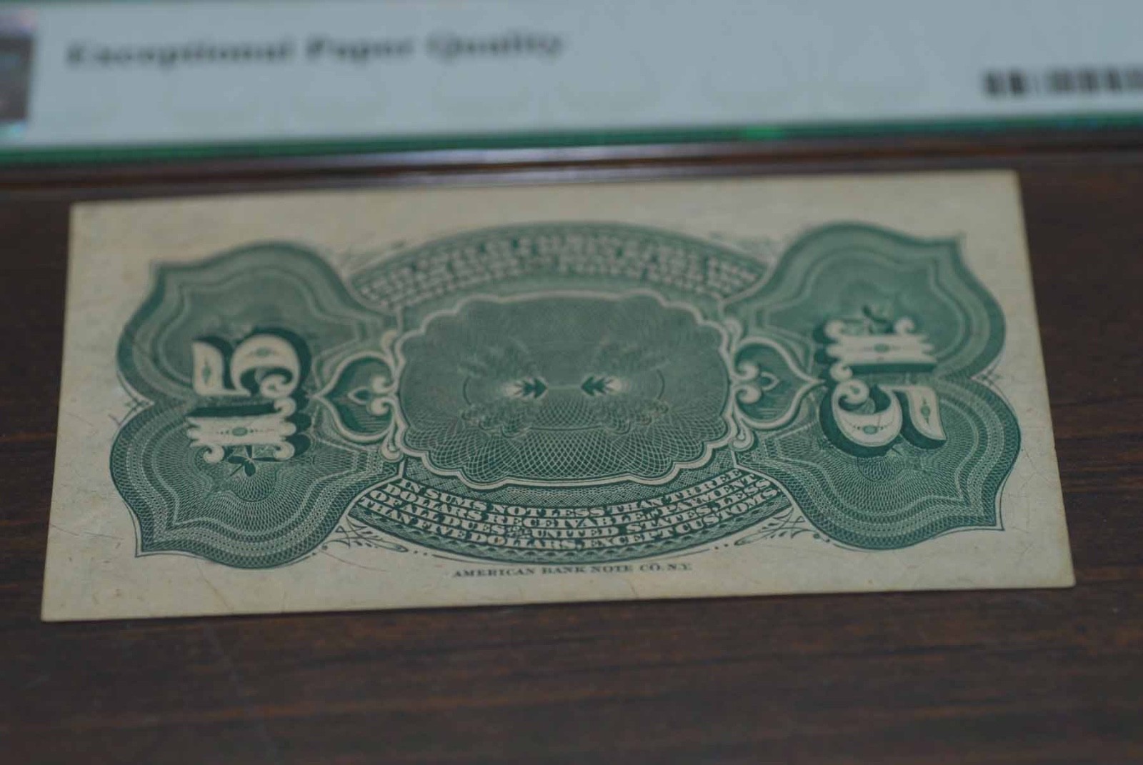 15 Cent, Fourth Issue, US Fractional Currency, PMG 58, EPQ