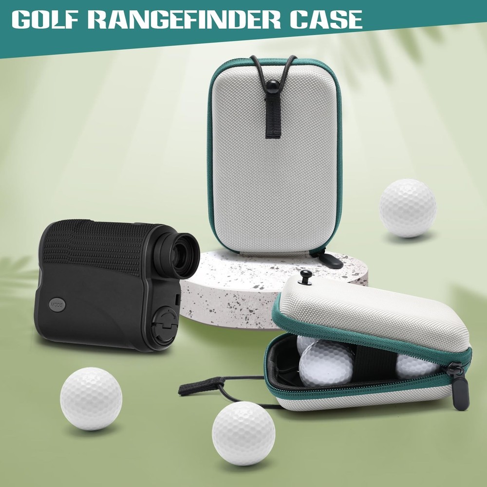 Golf Rangefinder Hard Shell Case Universal Carry Bag Grey Green