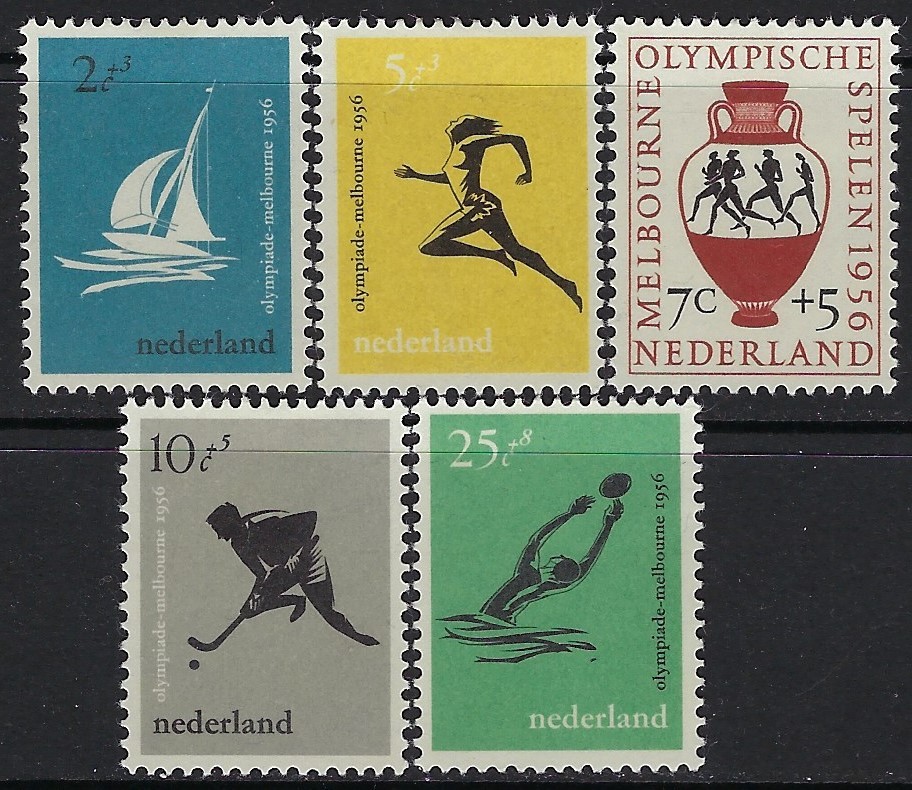Netherlands Scott B296-B300 Mint Lightly Hinged