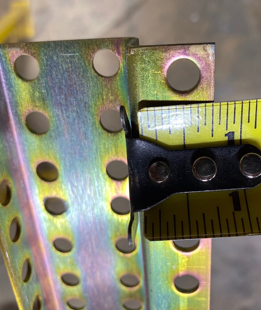 2 - MOUNTING RACK RAILS USED CONDITION 78.75” LONG