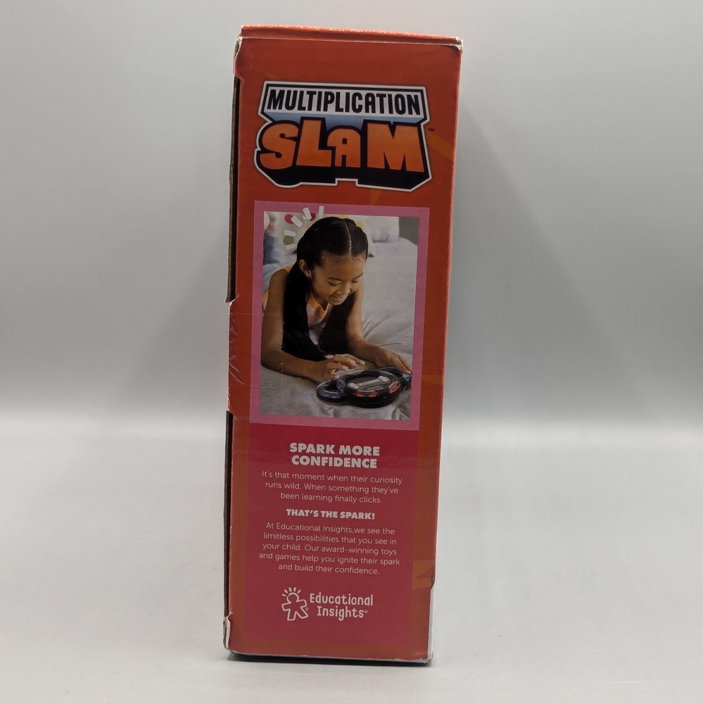 Educational Insights Multiplication Slam Handheld Electronic Math Game Ages 8+