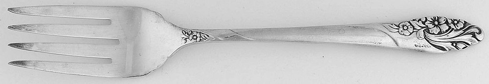 Oneida Silver Evening Star  Salad Fork 492274