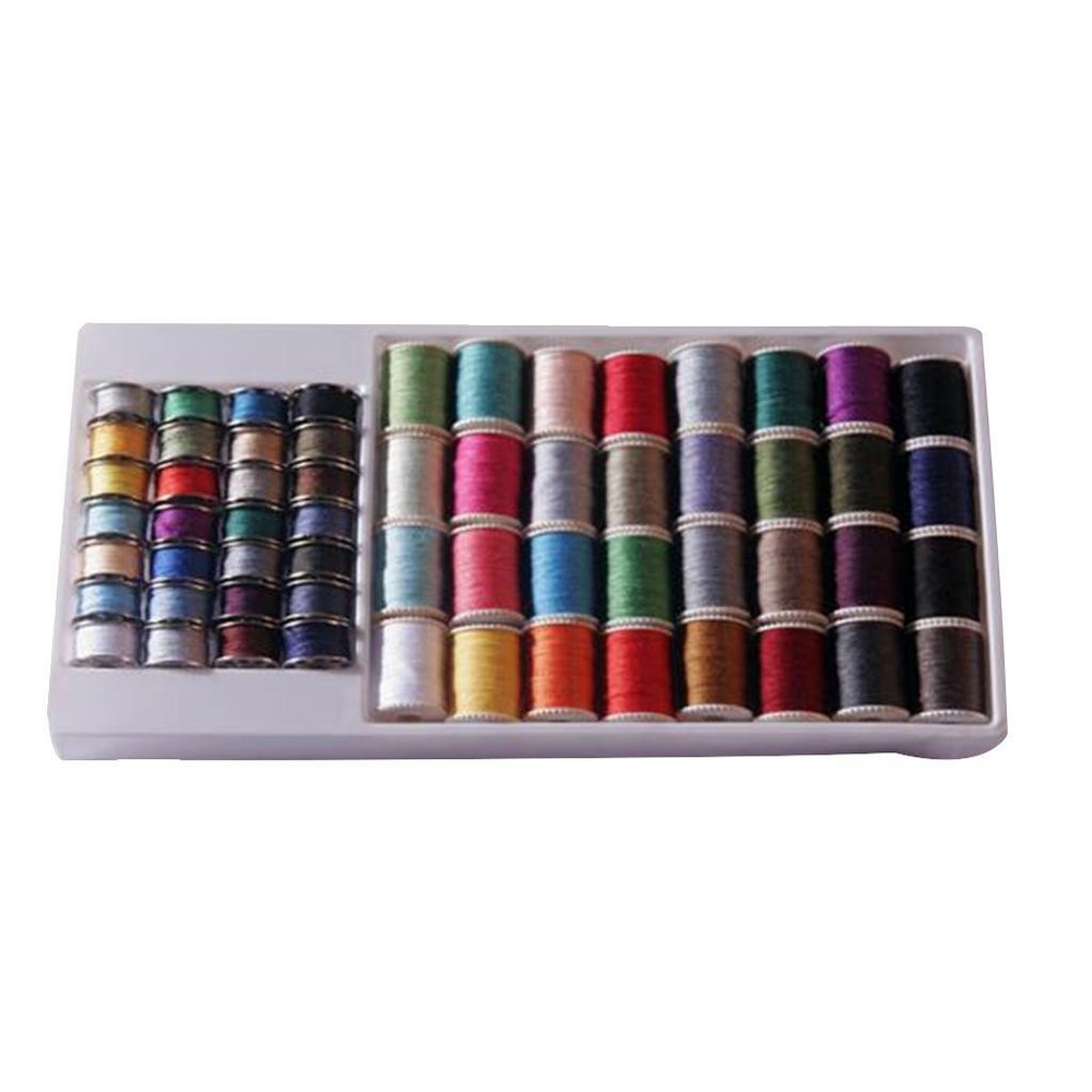 60 Piece Sewing Thread For Sewing Machine, Mixed Colors