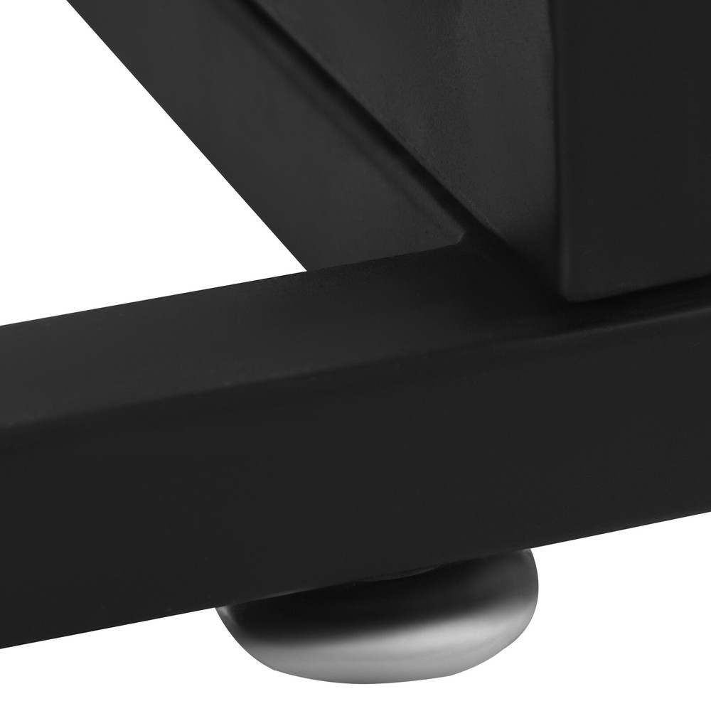 28*8*28" Elevated Planter Box Tall Rectangular Planter Garden Plant Stand Black