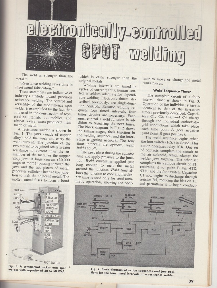 SERVICING INDUSTRIAL ELECTRONICS - 1960 - BOOKLET Heat Sensing , Control Systems