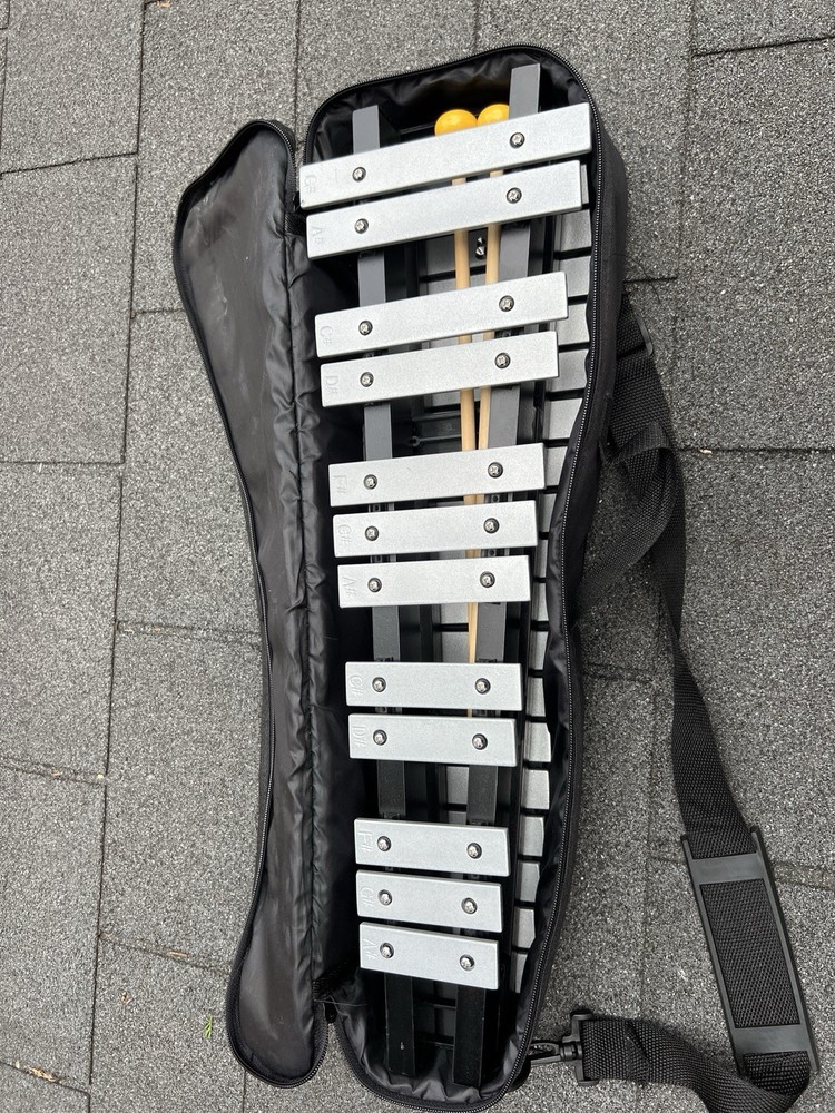 30 Note Glockenspiel and Carrying Case with Strap