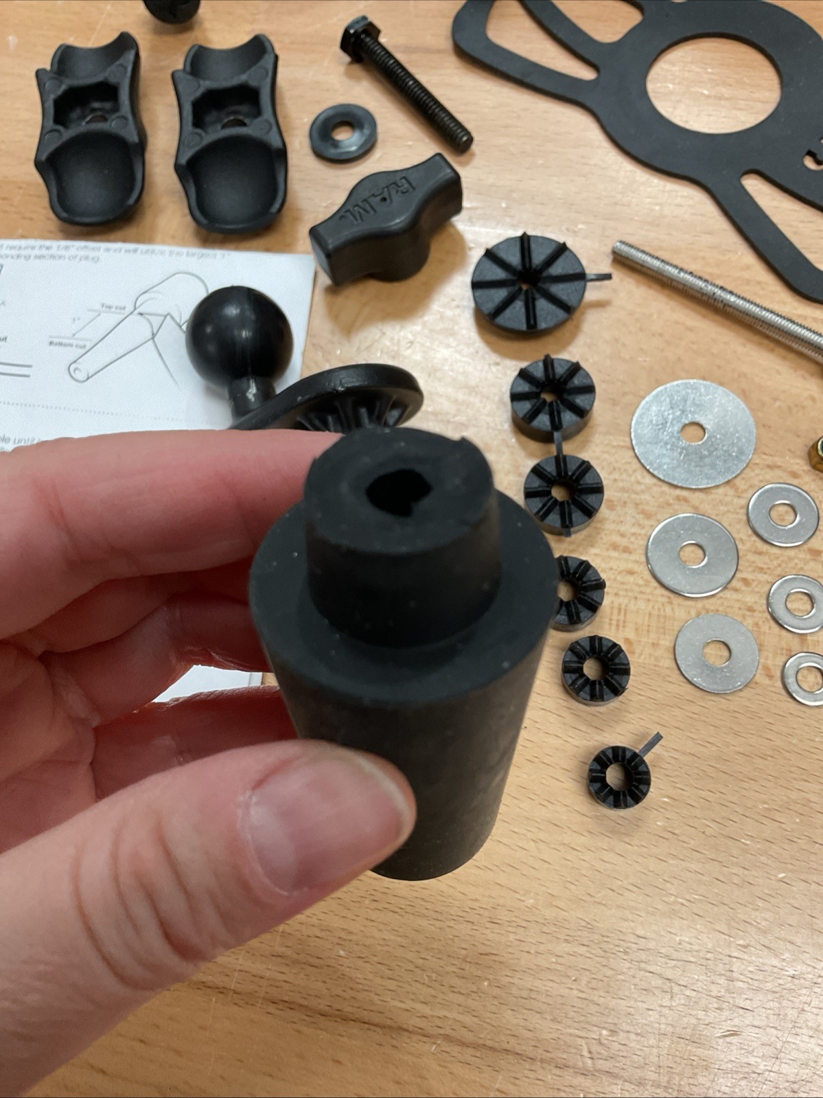 Ram Mount X-Grip Kit and Fork Stem READ DESCRIPTION- RAM-B-176-A-UN7