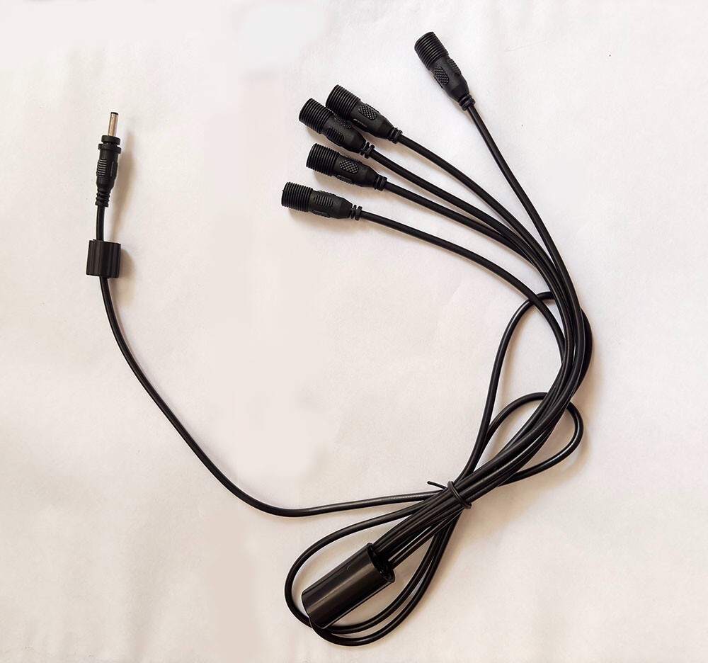 5pcs Underwater Warm white LED Light Fountain Fish Pond Water Garden US Adapter