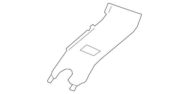 Black Windshield Multifunction Sensor Mount Bracket Cover Insert (84049175)