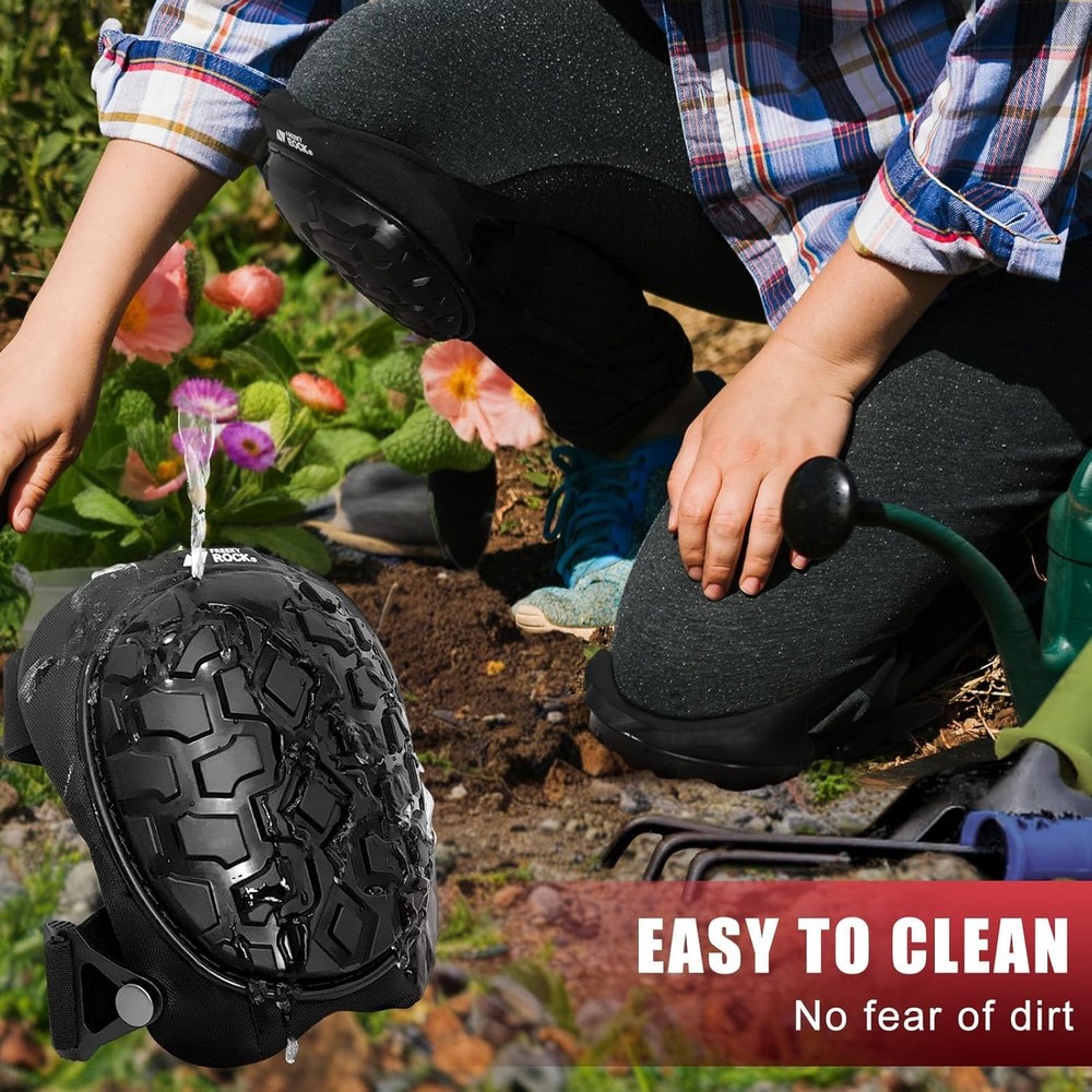 Professional Knee Pads for Work Construction with Heavy Duty Cap Foam Padding Ge