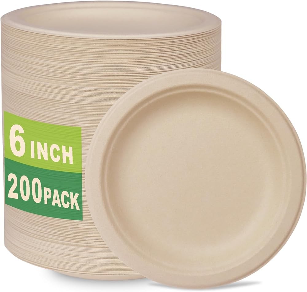 6“ Small postable Dert Plates, Heavy-duty Unbleached
