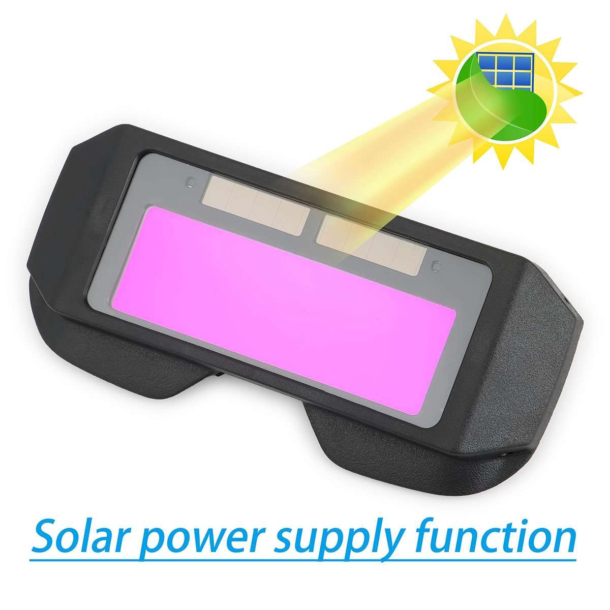 2Pcs Welding Glasses Auto Darkening Goggles Safety Automatic Dimming Welder Arc