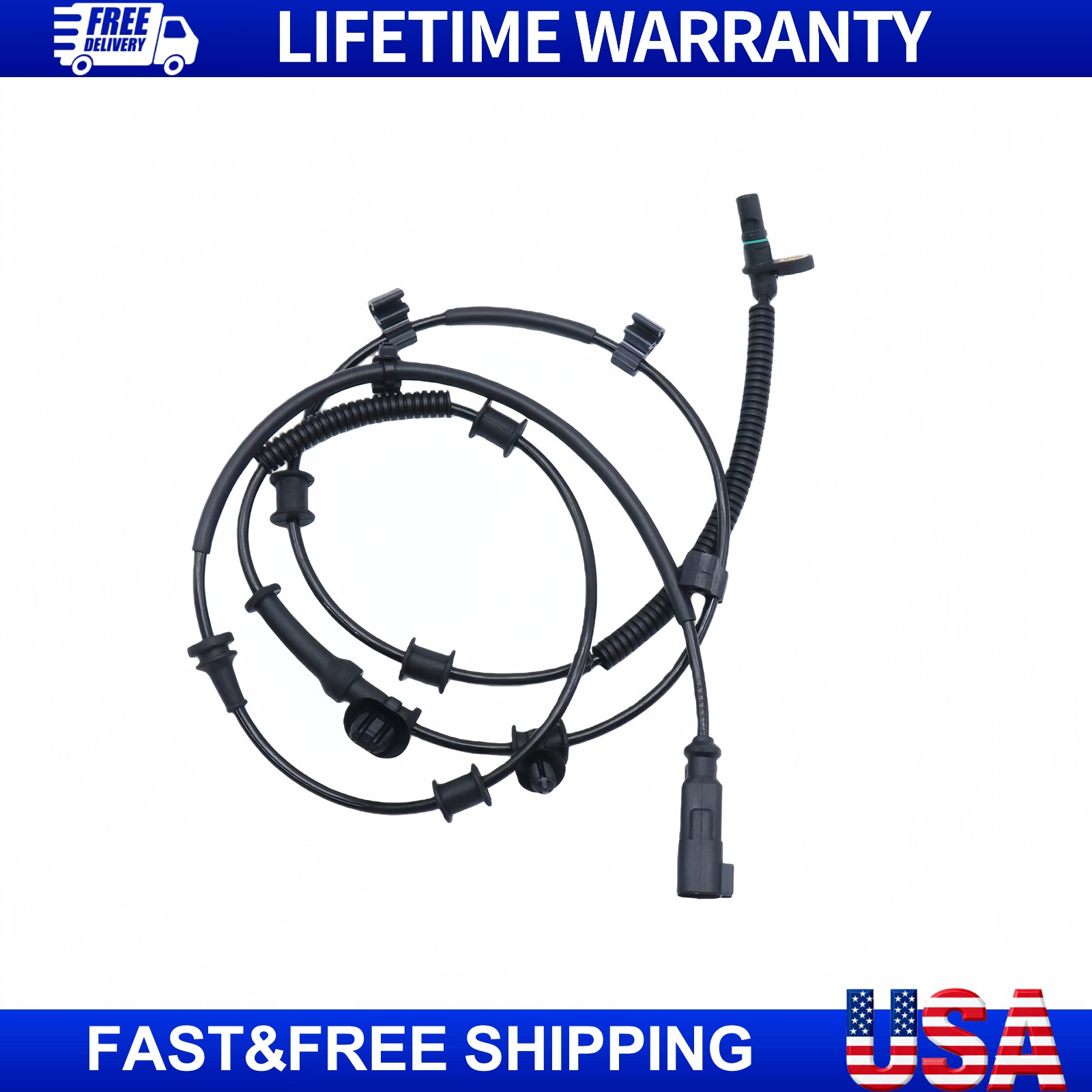 Replacement For Jeep Wrangler JL 2018-2025 Front ABS Wheel Speed Sensor Brake