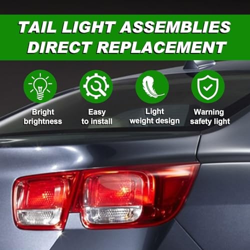 Tail Light Compatible with 2013 2014 2015 Chevy Malibu LT Right Passenger Side