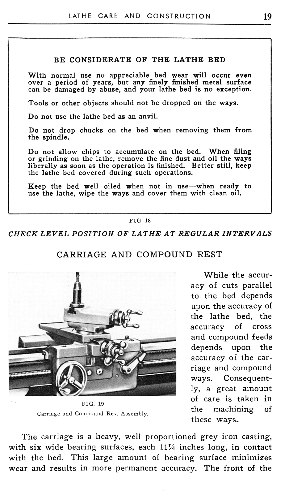 Atlas Craftsman Manual of Lathe Operation Book for 12" Crossfeed Pull-Knob 0034