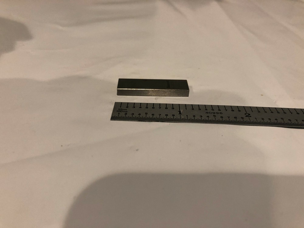 .131" Starrett Rectangular Steel Gage Gauge Block.