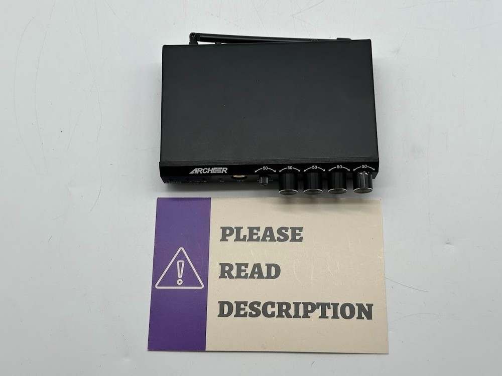 Archeer Professional Bluetooth Duo Wireless Karaoke System Controller Unit Only