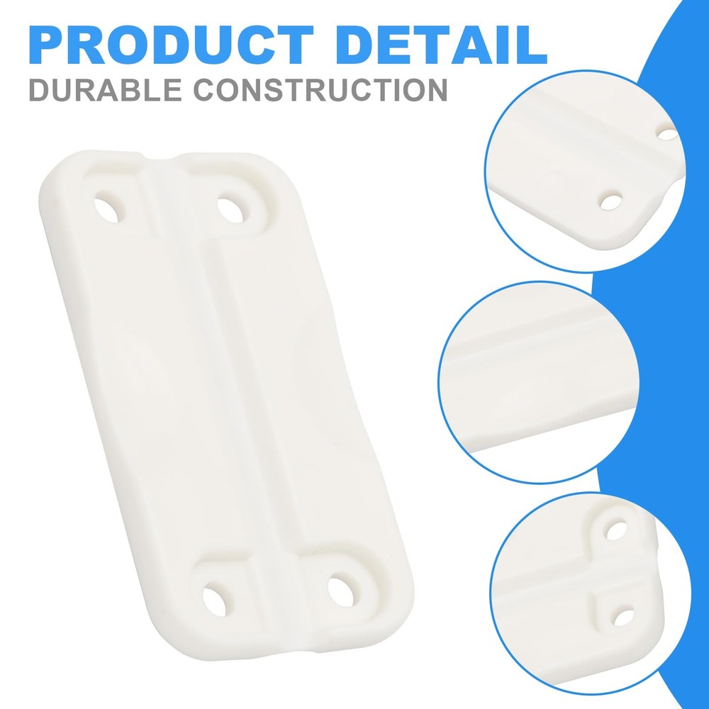 4 Pcs Cooler Hinges Replacement Parts for Igloo Plastic Latch Hinge Access