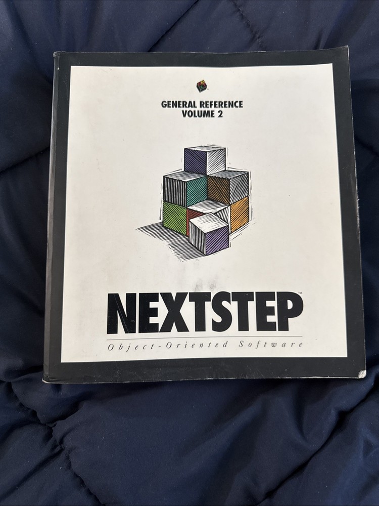 1990s NeXTStep General Reference Volume 2 For Steve Jobs NeXt Computer