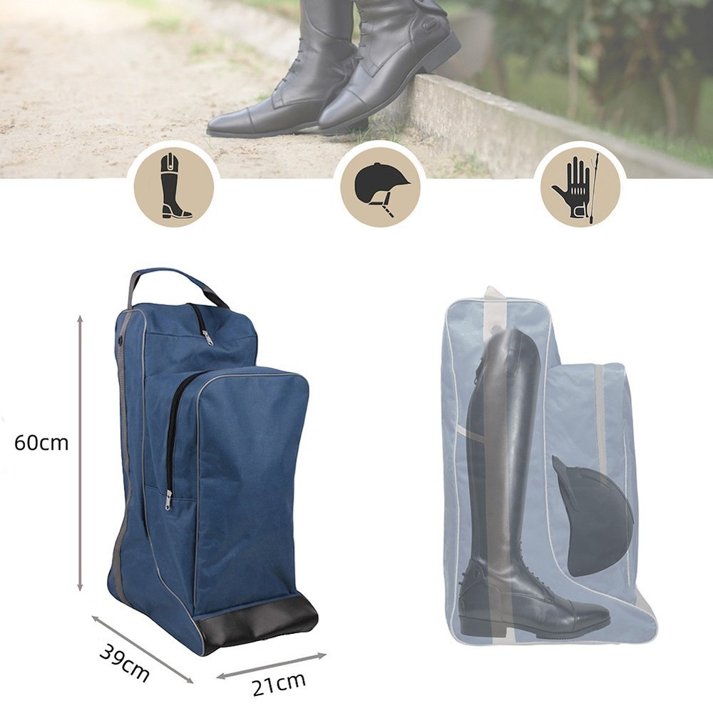 Protective Boot Storage Bag for Equestrian Use Made from 600D Material