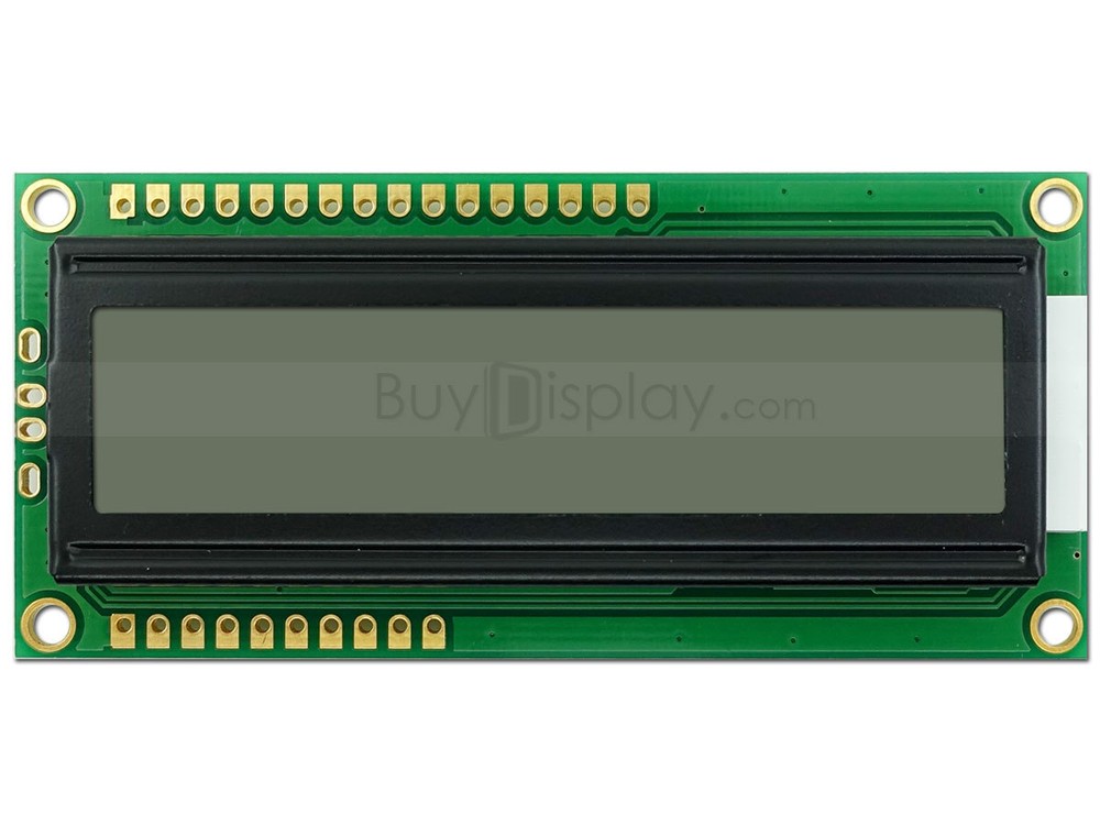 3.3V Black White 16x2 Character LCD Module Display/Tutorial,Serial SPI/Parallel