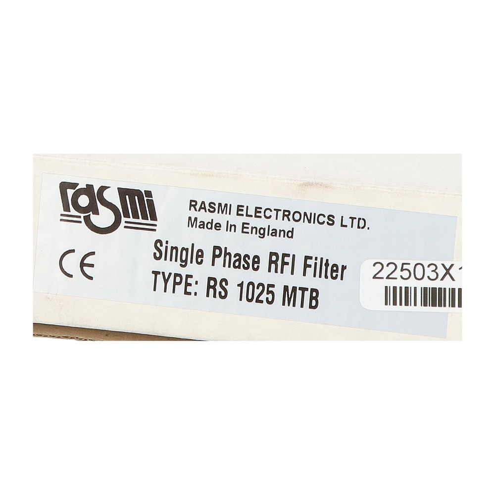Rasmi RS1025MTB Single Phase RFI Filter New NFP
