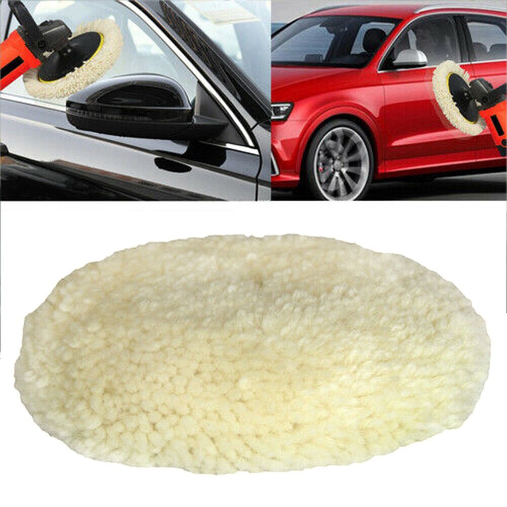 Polishing Pad Buffing Pads Kit Wool Hook Loop Grip Polishing wheel for drill New