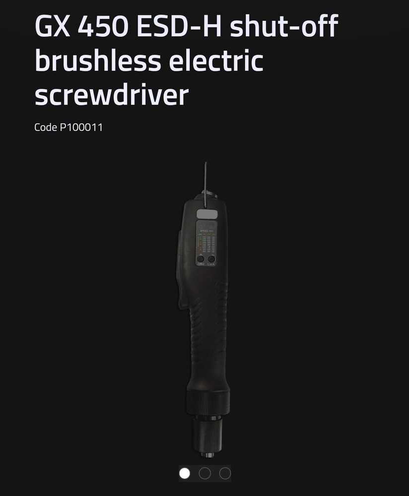 GX 450 ESD-H shut-off brushless electric screwdriver