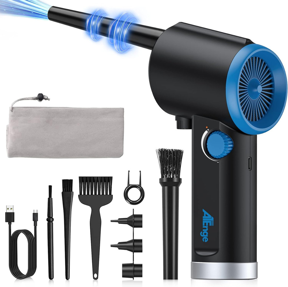 Compressed Air Duster, Electric Air Duster, Cordless Air Duster for Computer, St