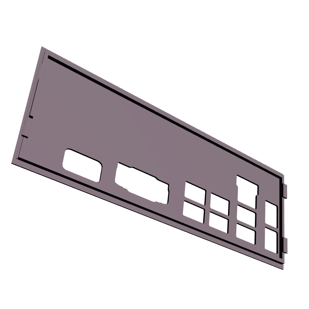 Dell H81 OptiPlex 3020SFF I/O Shield, 3D Printed, IO Backplate