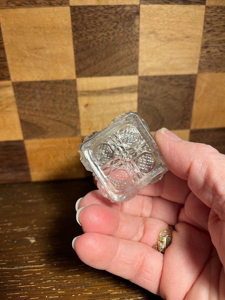 Brilliant Cut Vintage Salt Cellar