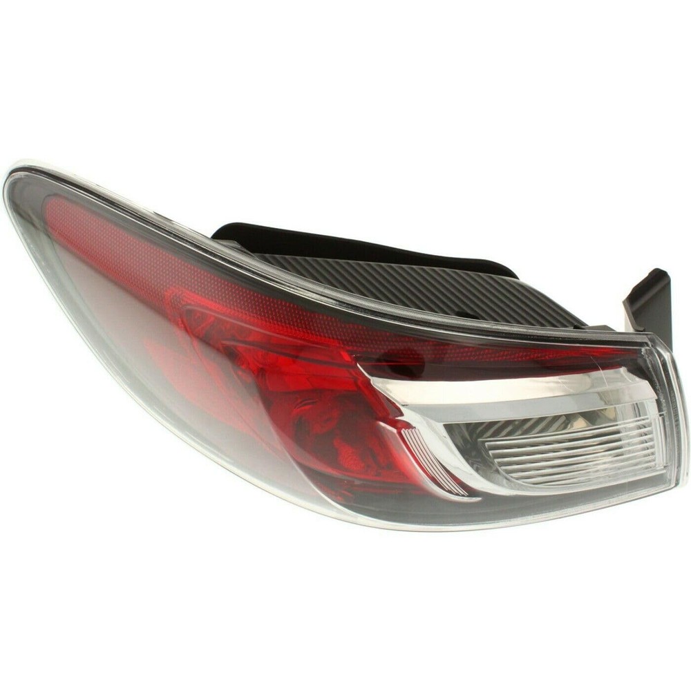Tail Light Outer Left Red Clear Lens Turn Signal Replace For Mazda 3 2010-2013
