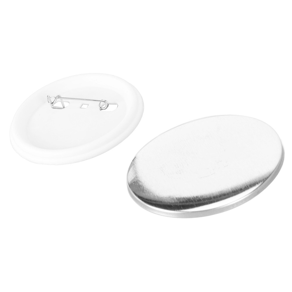 100 Sets Blank Button Badge Parts Set for Button Making Machine DIY Round