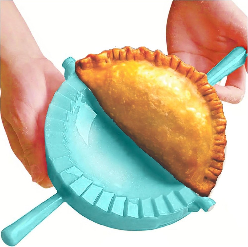 Empanada Maker Press 6 inch - Professional - Mold Ravioli Extra Large, Blue
