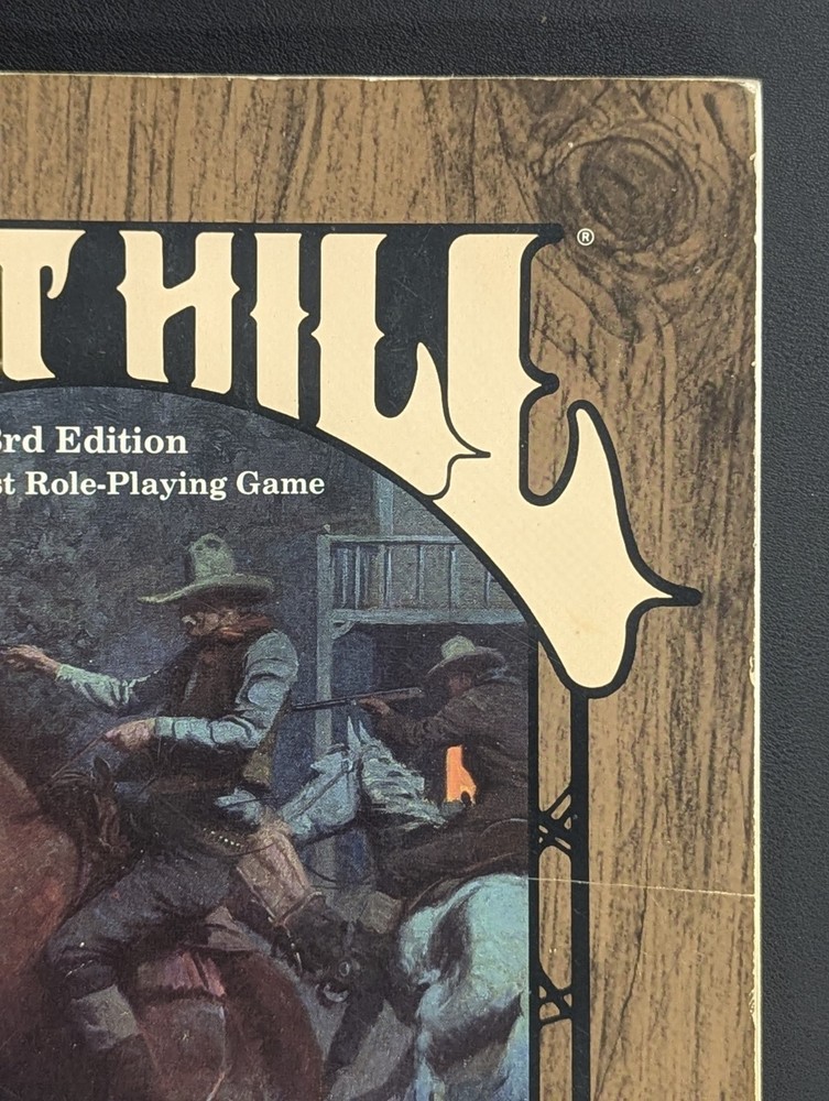 Boot Hill Wild West Role Playing Game Sourcebook 3rd Edition 7005 TSR 1990
