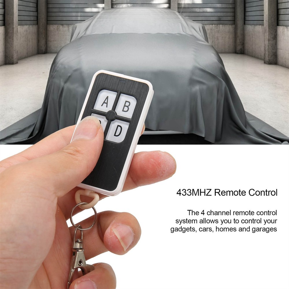 4-Ch Wireless Relay Remote Control Switch Receiver 433Mhz For Electri Appliances