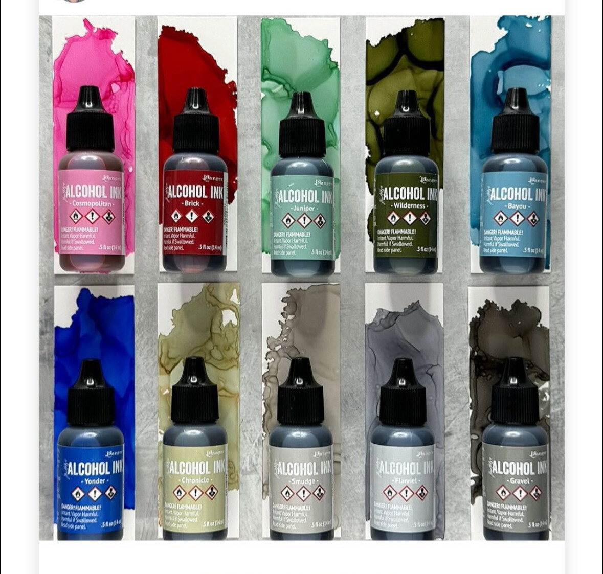 Ranger Tim Holtz ALCOHOL INKS- 3 Pack- U CHOOSE (Crossroads Expedition Getaway)