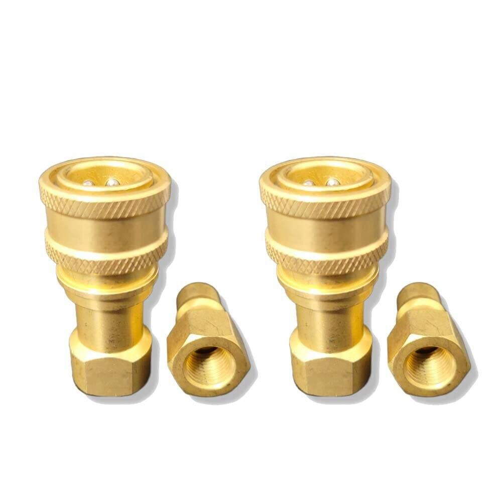 2Sets 1/4" Brass Quick Disconnect Coupler Carpet Cleaning Extractor Wands & Hose