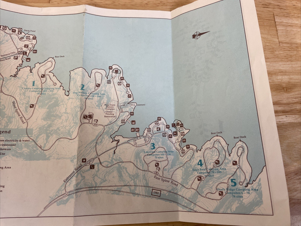 Used Cedar Hill State Park Map