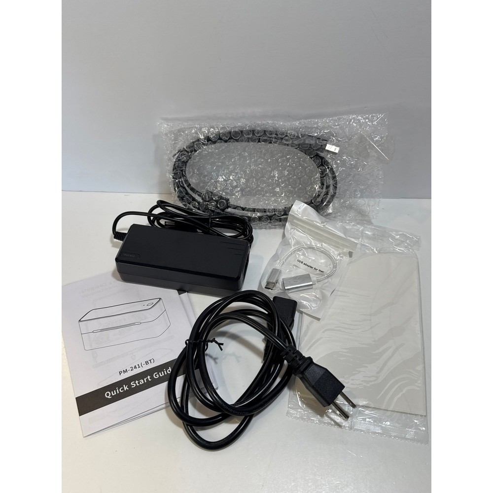 NEW! Logistics Bluetooth Label Printer- Black & White- Model PM-241-BT
